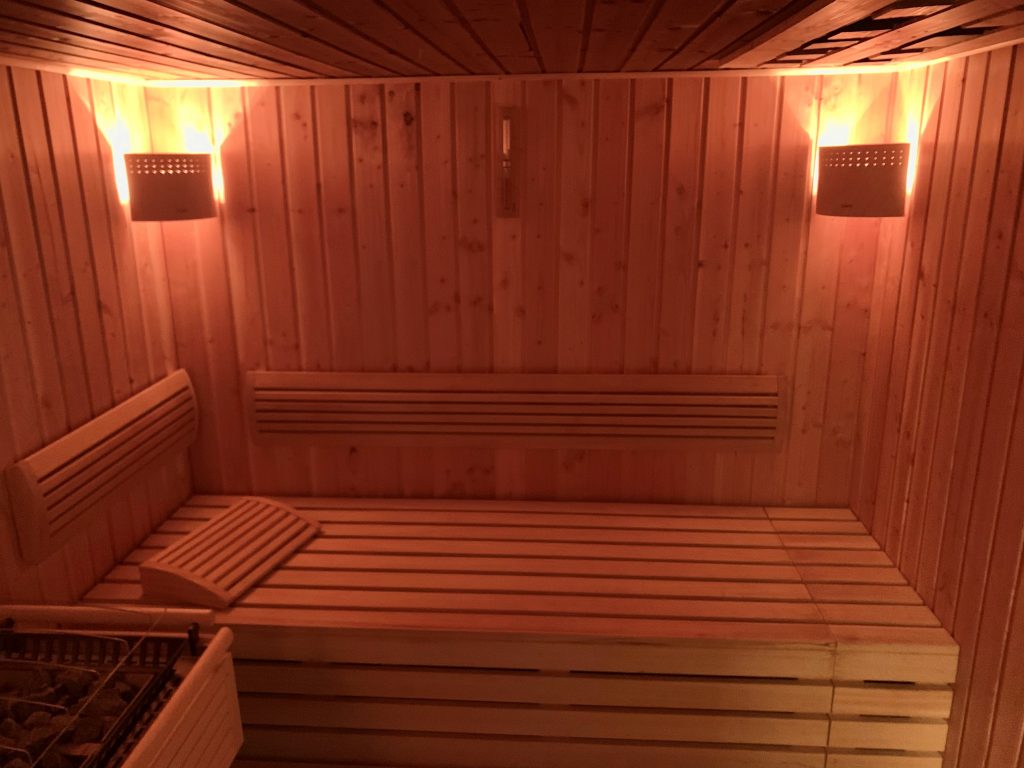 Sauna von innen